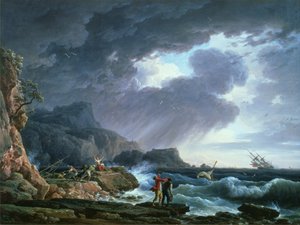 Een Zeestorm, 1752